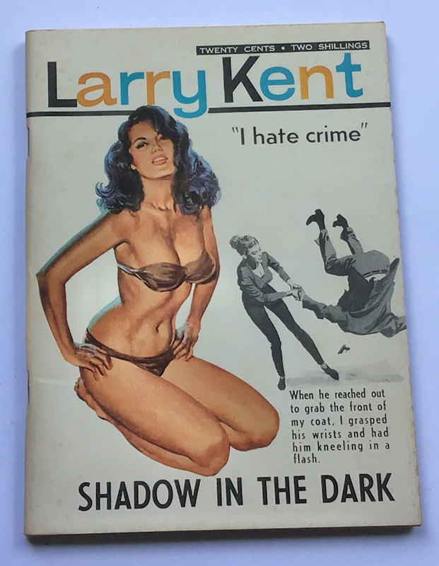 Larry Kent Shadow in the Dark Australian Detective paperback book No631